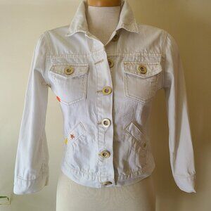 Y2K America Eagle 3/4 Sleeve Denim Jacket